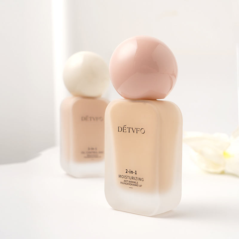 跨境专供持久不脱妆粉底液liquid Foundation 遮瑕保湿轻薄粉底液