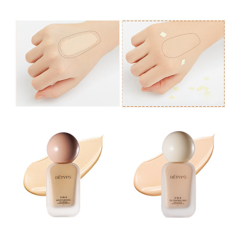 跨境专供持久不脱妆粉底液liquid Foundation 遮瑕保湿轻薄粉底液