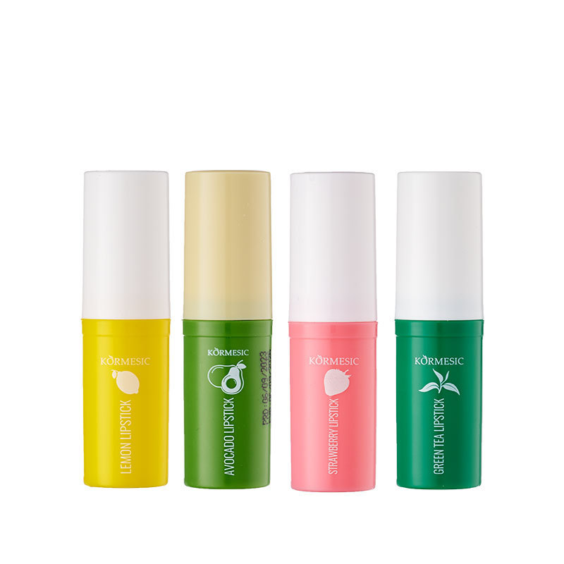 秋冬爆款KORMESIC水果植物唇膏系列Lip stick跨境外贸批发