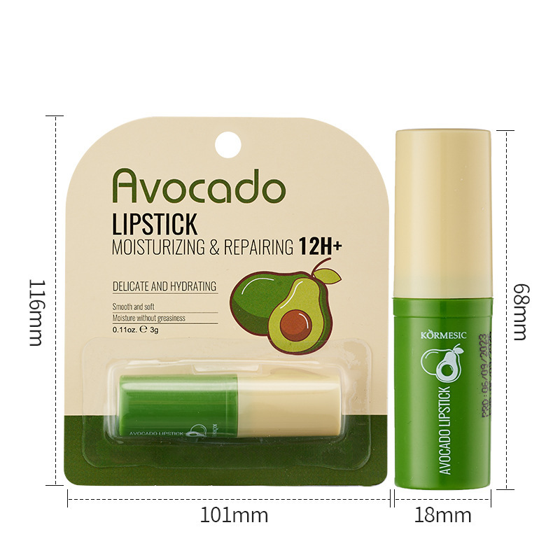 秋冬爆款KORMESIC水果植物唇膏系列Lip stick跨境外贸批发