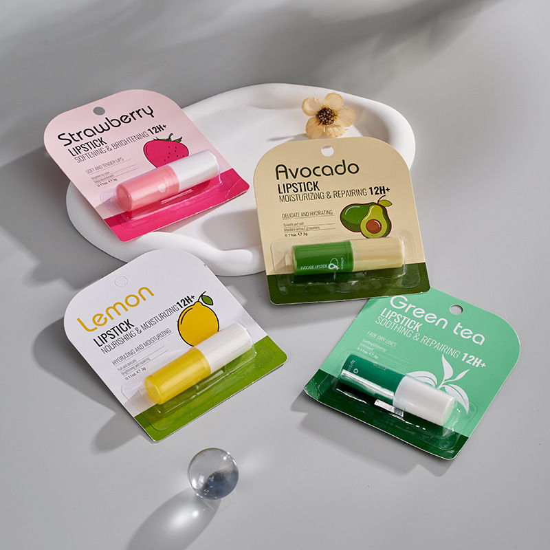 秋冬爆款KORMESIC水果植物唇膏系列Lip stick跨境外贸批发