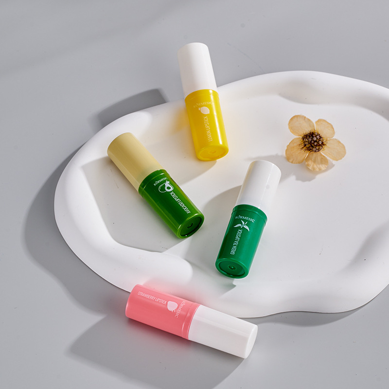 秋冬爆款KORMESIC水果植物唇膏系列Lip stick跨境外贸批发