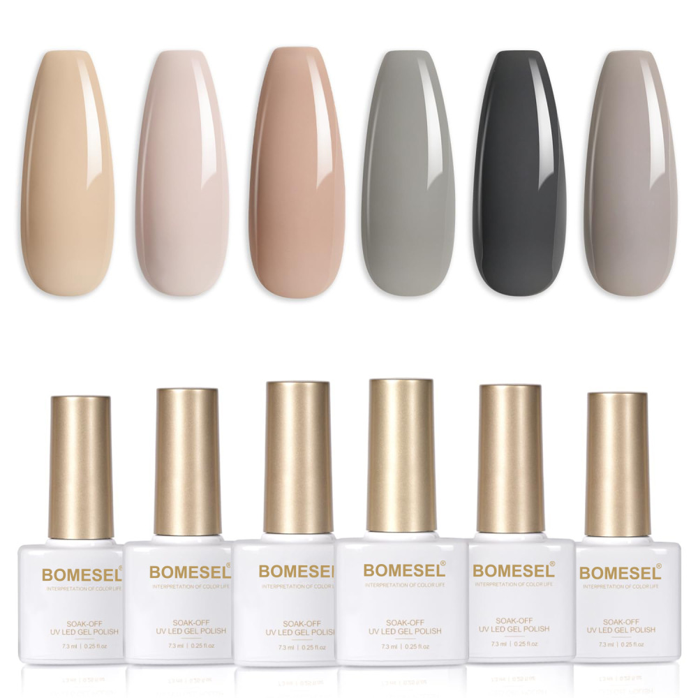 Jelly Nude Gel Effect Nail Polish Set