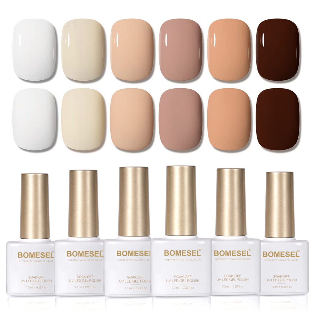 Jelly Nude Gel Effect Nail Polish Set