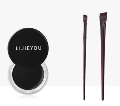 1 Box – #Black w/ Eyeliner + Brow Brush