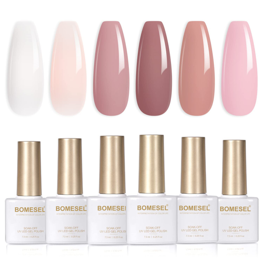 Jelly Nude Gel Effect Nail Polish Set