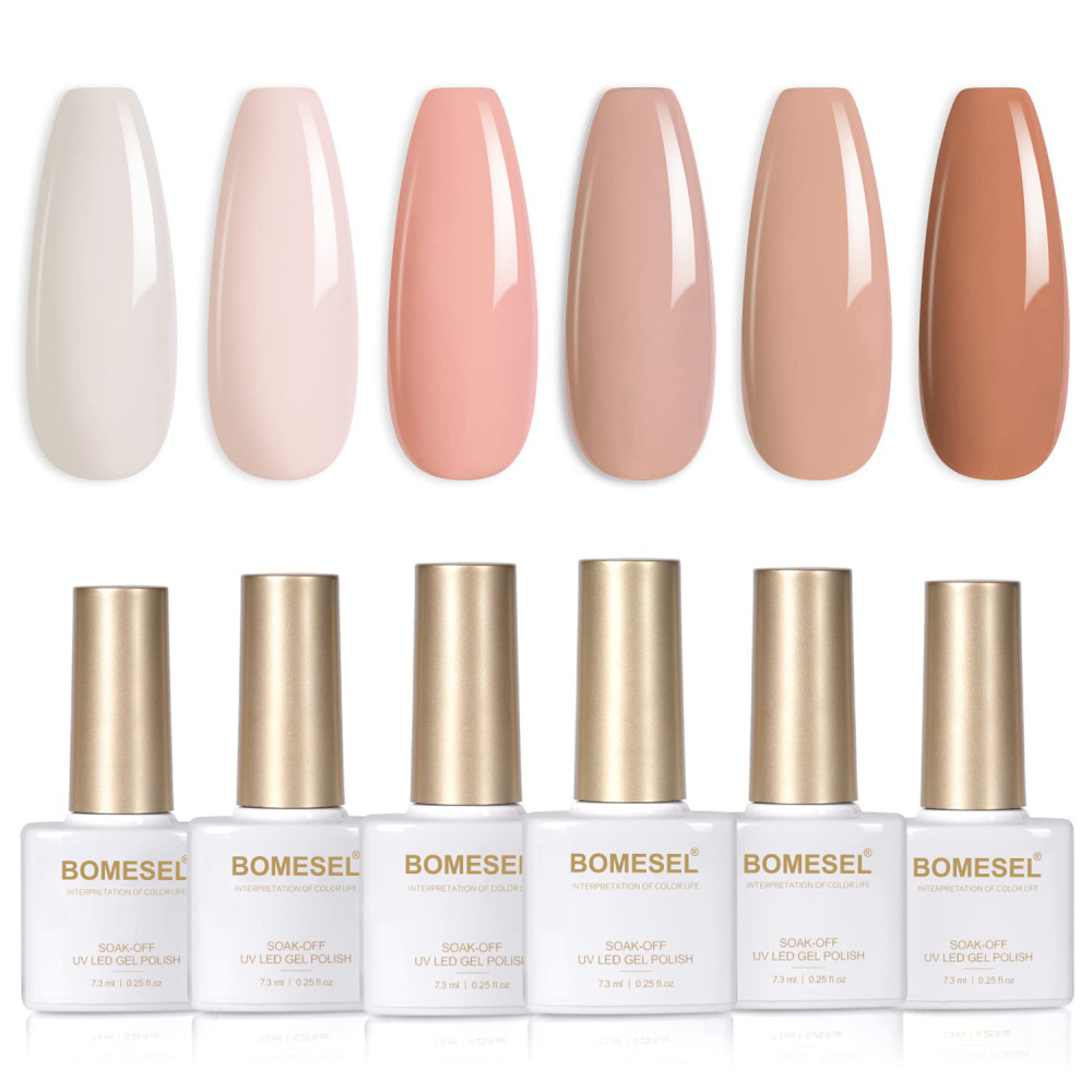 Jelly Nude Gel Effect Nail Polish Set
