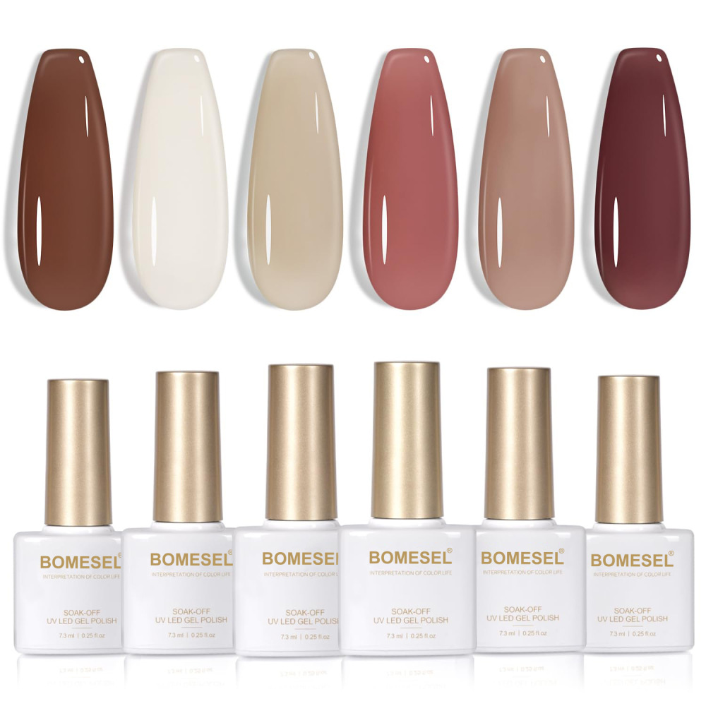 Jelly Nude Gel Effect Nail Polish Set