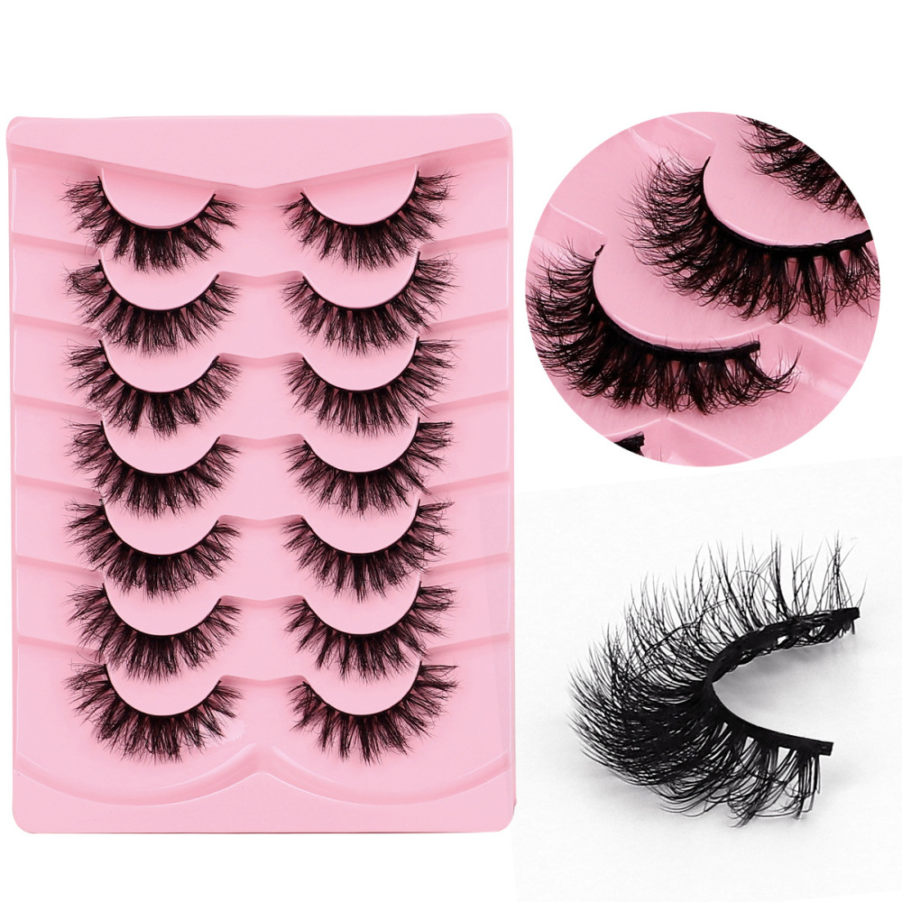 False Eyelashes Faux Mink Lashes Fluffy Long 8D Fake Lashes