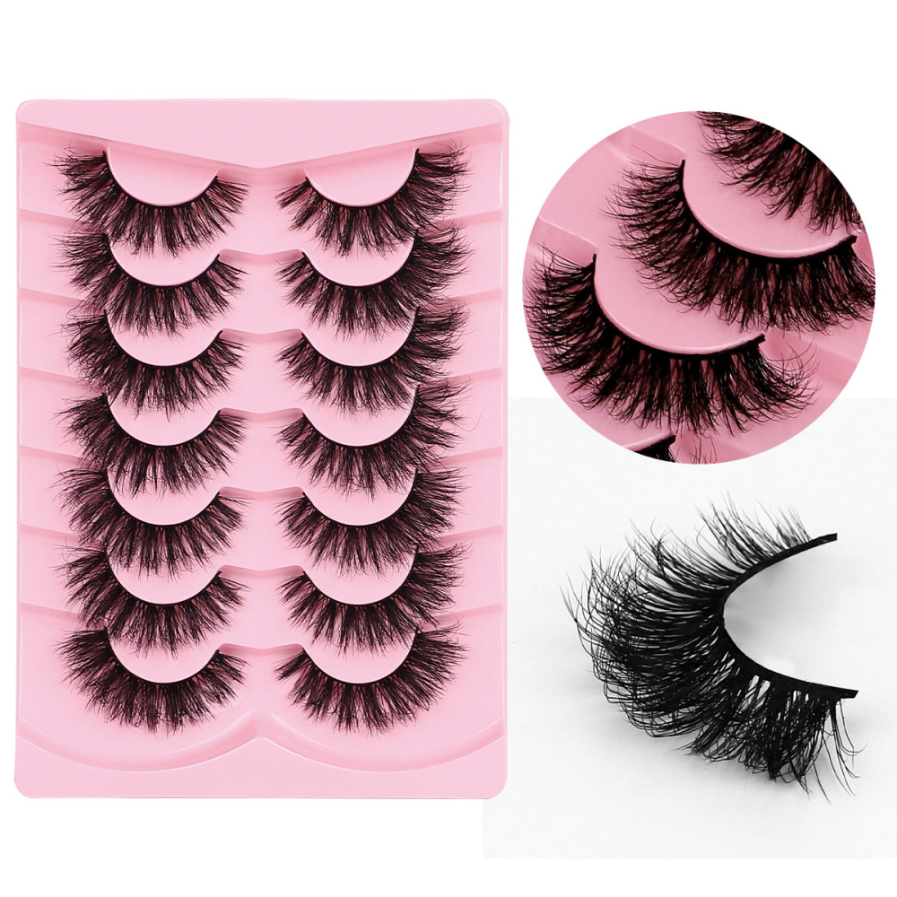 False Eyelashes Faux Mink Lashes Fluffy Long 8D Fake Lashes