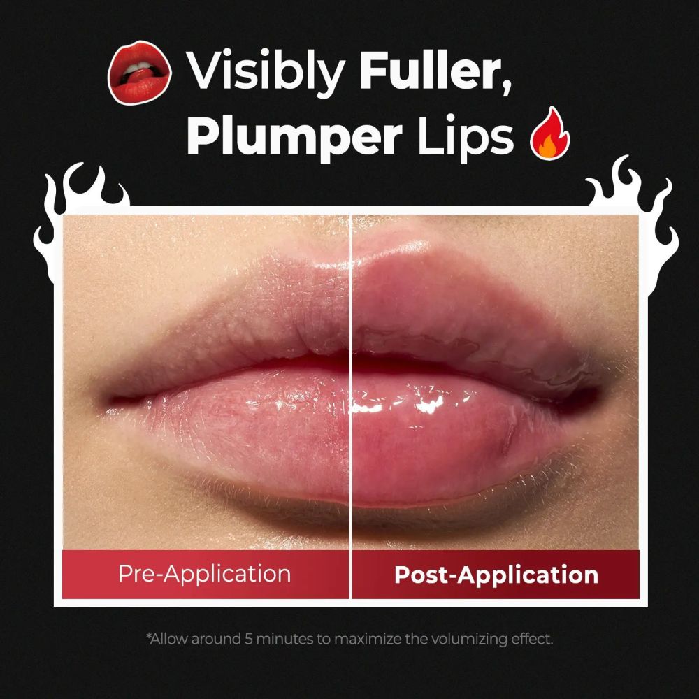 跨境TK爆款OEM定制Spicy Lip Plumper辣味丰唇膏饱满丰盈唇部唇蜜