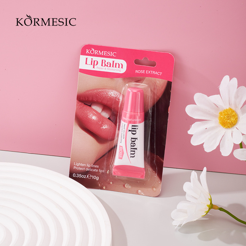 KORMESIC全英文玫瑰润唇膏Lipstick清香柔润倍护唇膏跨境外贸款