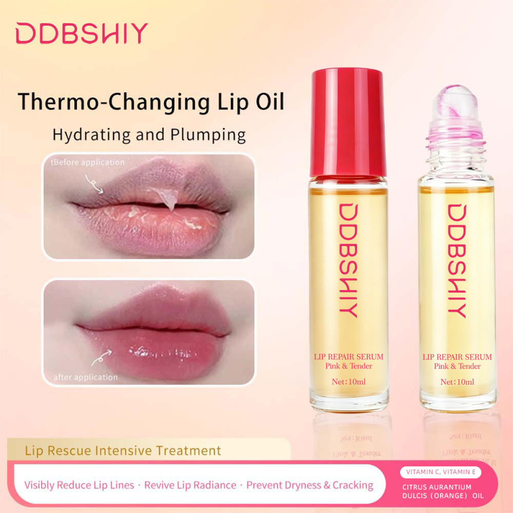 跨境TK马来爆款Color-changing lip oil变色唇油保湿滋润持妆唇彩