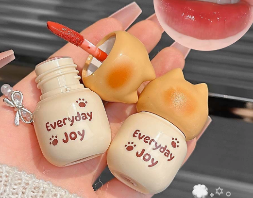 Cappuvini Chubby Orange Mirror Shine Watery Lip Gloss