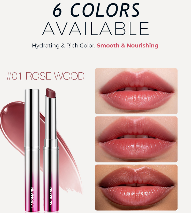 LANGMANNI 6-Color Tinted Moisturizing Lipstick