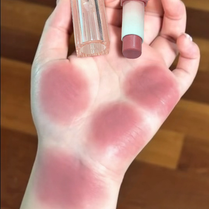 清甜感扑面而来!轻欧白开水奶茶哑光雾面显白素颜女学生固体唇釉