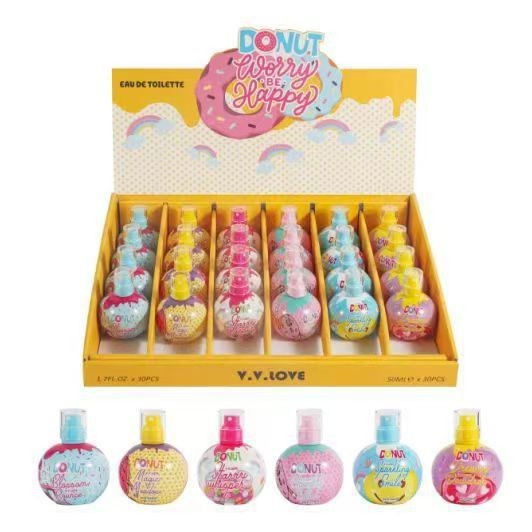 卡通香水50ml kid perfume学生香水爆款礼盒套盒 perfumes小香水