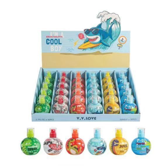 卡通香水50ml kid perfume学生香水爆款礼盒套盒 perfumes小香水