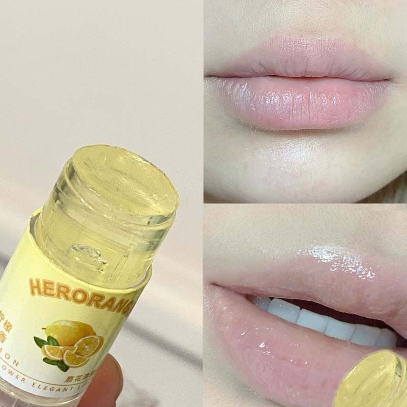 HERORANGE~唇花清雅润唇膏滋润保湿补水防干裂饱隐唇纹有色润唇膏