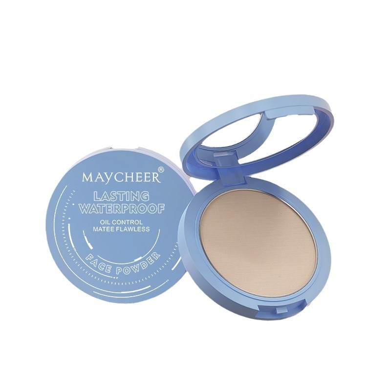 MAYCHEER美茜儿定妆雾面柔光美颜粉饼控油防汗防水吸油持妆跨境