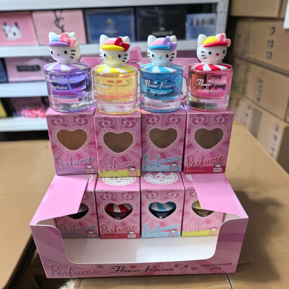 新款跨境TK热销小瓶香水50ML女士学生卡通香水送礼物现货一瓶起批