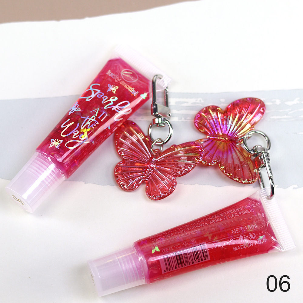 ML-30 蝴蝶唇彩唇油唇蜜LUCKY MODEL滋润新款唇部lipgloss