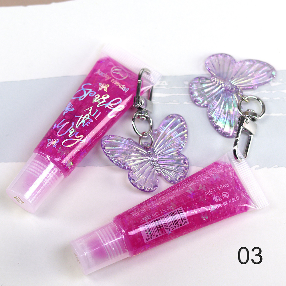 ML-30 蝴蝶唇彩唇油唇蜜LUCKY MODEL滋润新款唇部lipgloss