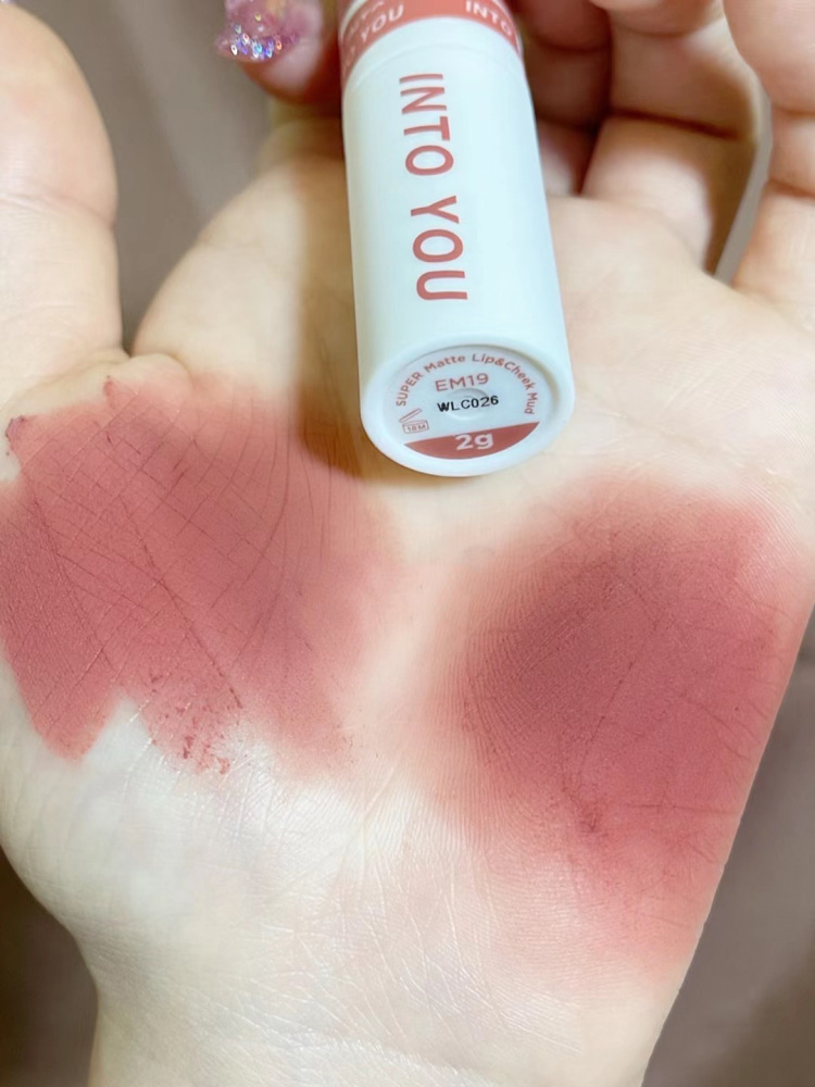 INTOYOU心慕与你女主角唇泥雾面唇颊两用腮红口红唇釉正品批发