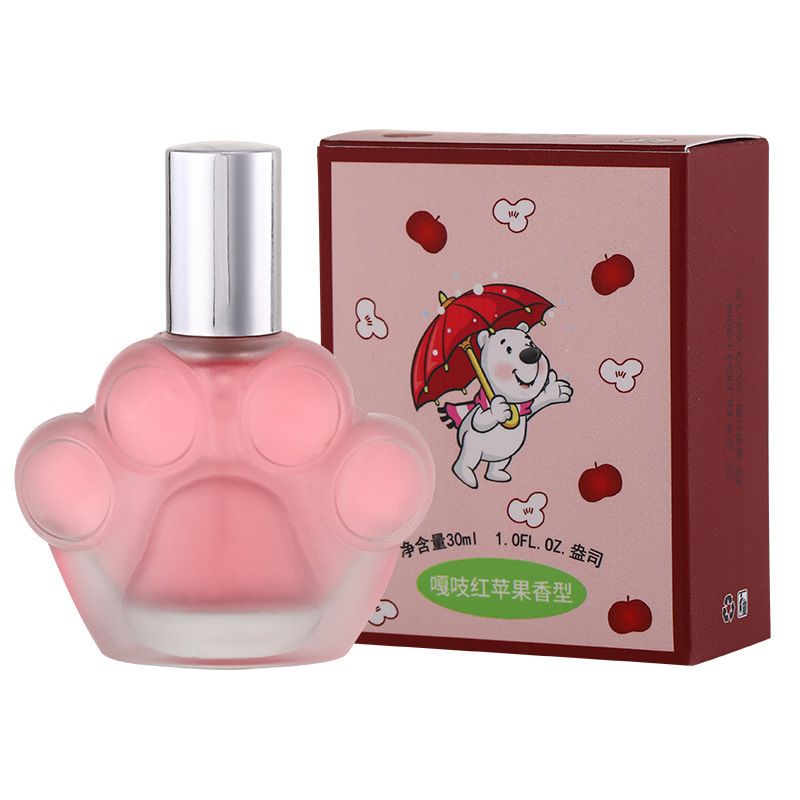 网红喵系男女士熊爪香水持久淡香可爱颜值苹果草莓巧克力小众平价