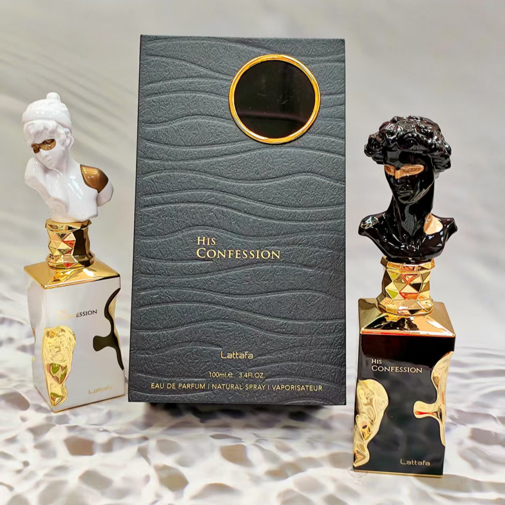 跨境外贸His Confession Lattafa男士女士香水喷雾留香持久100ML