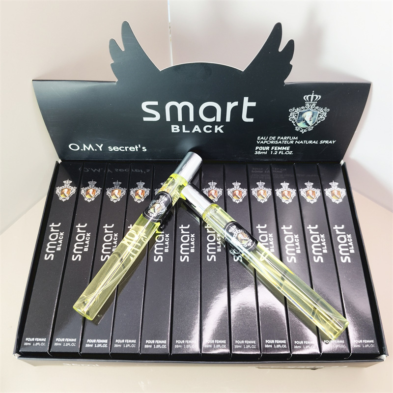 外贸跨境爆款q版男女士香水试管花果香调木质perfumes便携装35ml