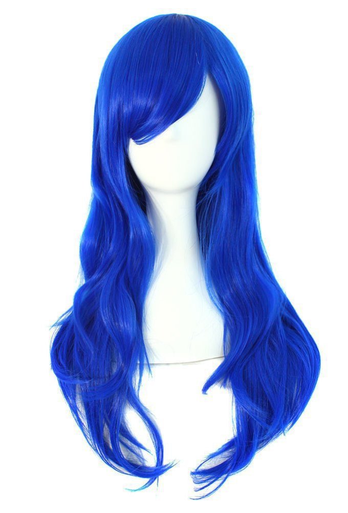 70cm Colorful Long Curly Cosplay Wig