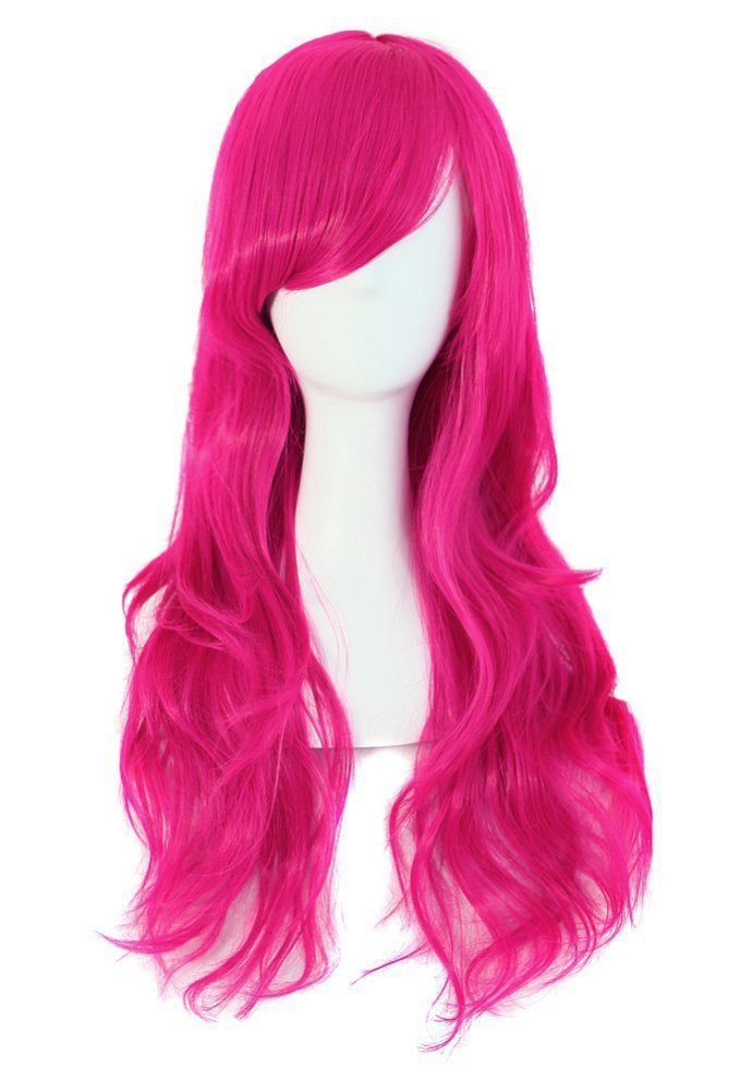70cm Colorful Long Curly Cosplay Wig