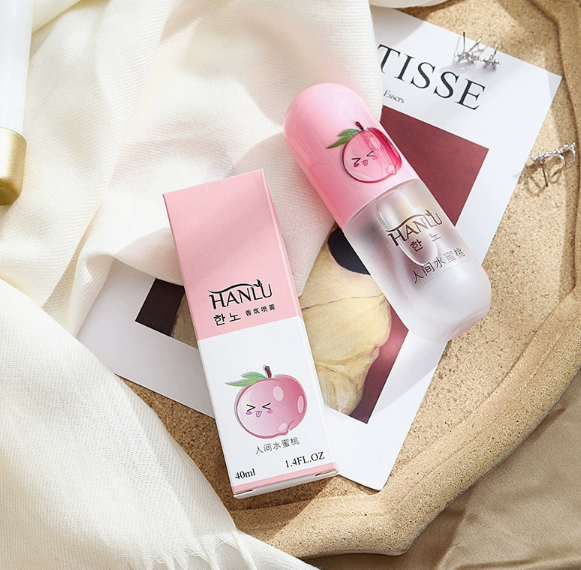 Cartoon Peach Capsule Perfume for Women