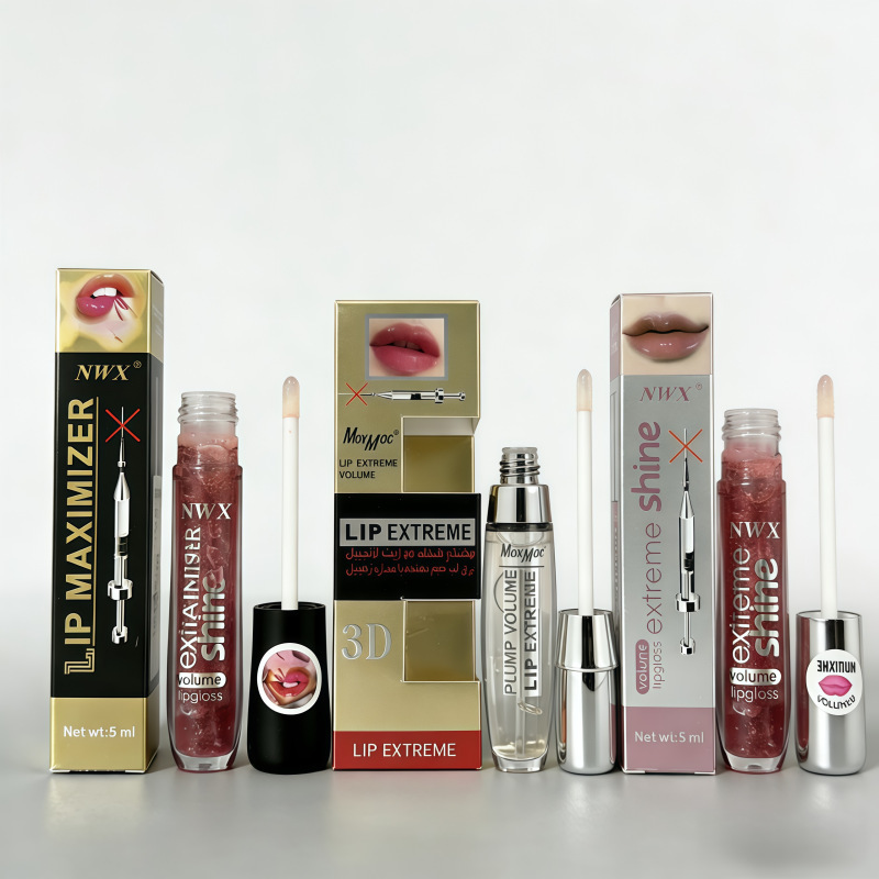 跨境新款水光嘟嘟唇蜜 滋润持久透明唇釉EXTREME SHINE LIP GLOSS