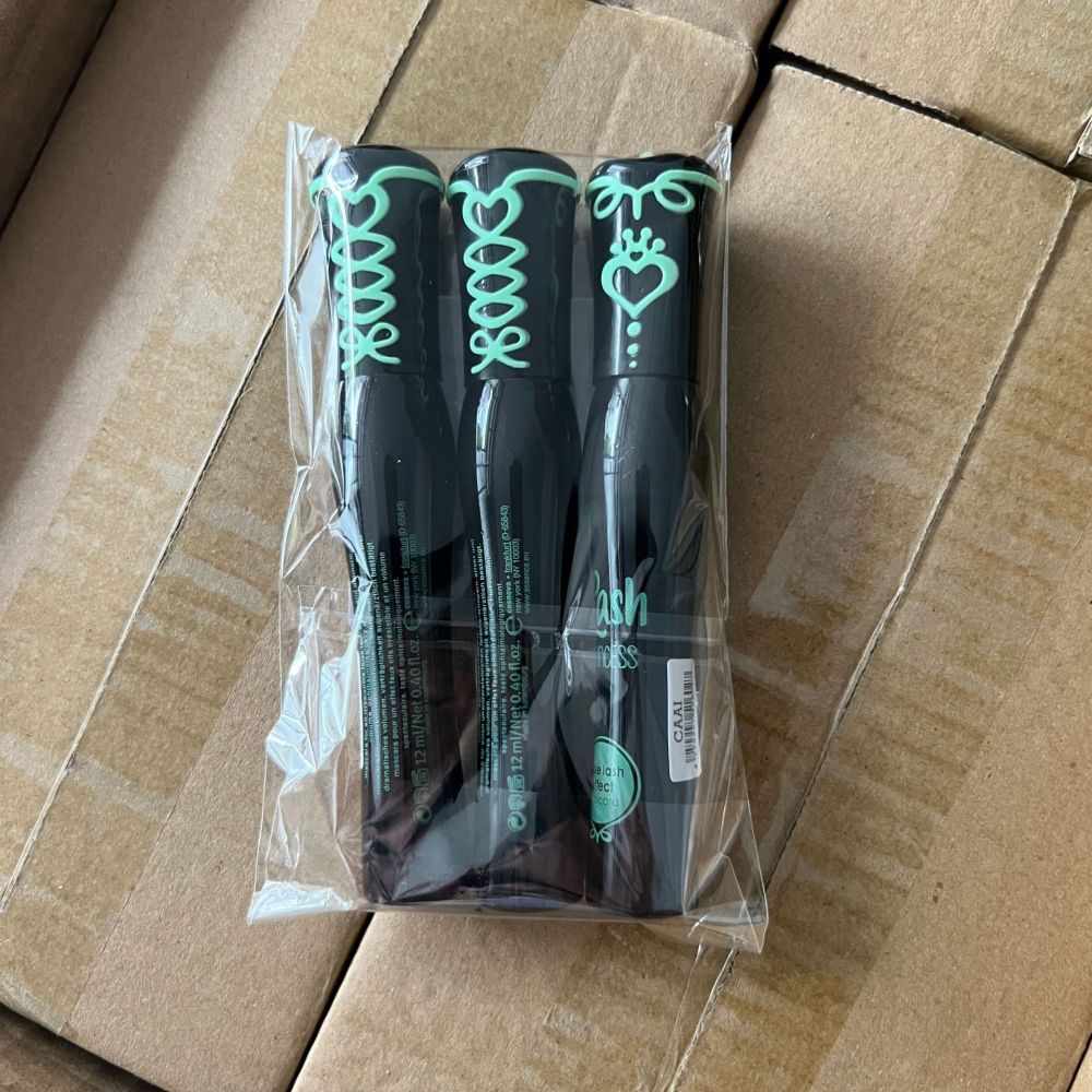 跨境热卖艾森丝睫毛膏mascara黑色24H防水持久浓密卷翘不晕染12ML