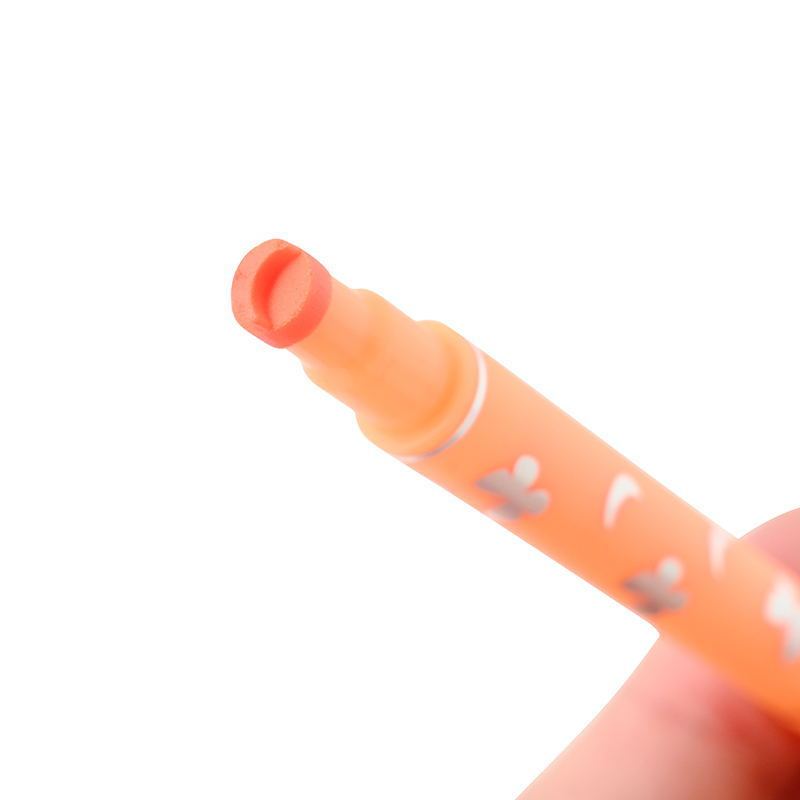 跨境新双头四色彩色印章眼线笔持久防水爱心梅花点缀眼角眼尾眼线