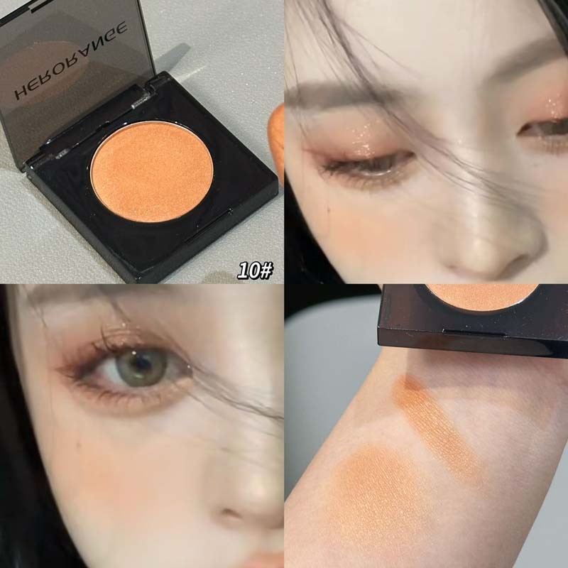 HERORANGE~梦彩单色眼影珠光爆闪亮晶晶细腻不飞易粉提亮卧蚕高光