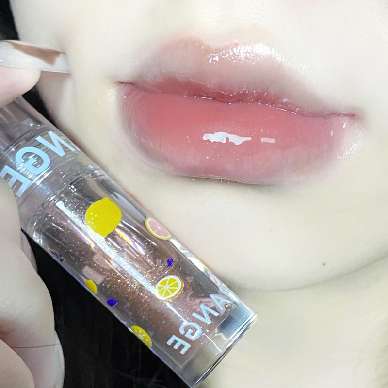 HERORANGE~啵啵保湿唇蜜透明唇油水光镜面玻璃唇釉护唇油唇膏平价