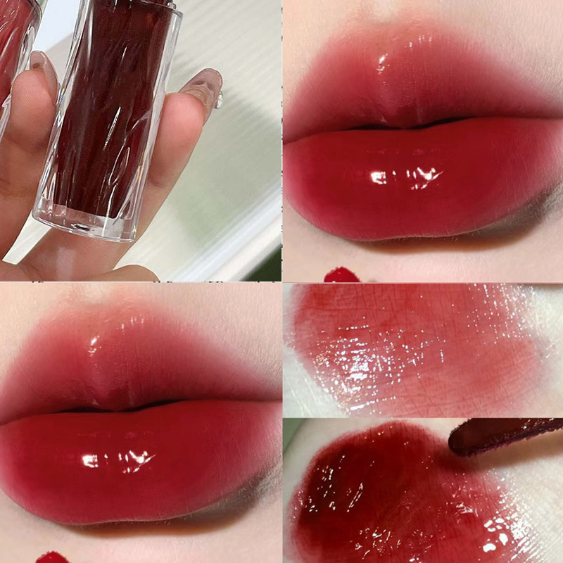 HERORANGE~绵绵轻纱镜面唇釉清透滋润保湿水光玻璃唇韩系嫩妹唇彩