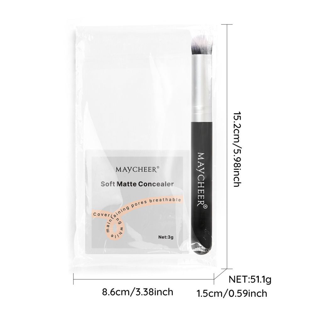 跨境英文版MAYCHEER 遮瑕膏质地轻盈服帖不脱妆自然遮盖肌肤瑕 疵