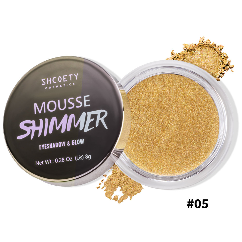 SHCOETY单色化妆品慕斯眼影高光提亮彩色眼影粉上色人鱼脸部光粉