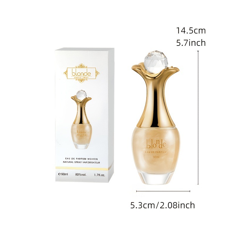 递欧金发女郎香水诱惑流沙花果香调品牌创意礼品香水跨境厂家香氛