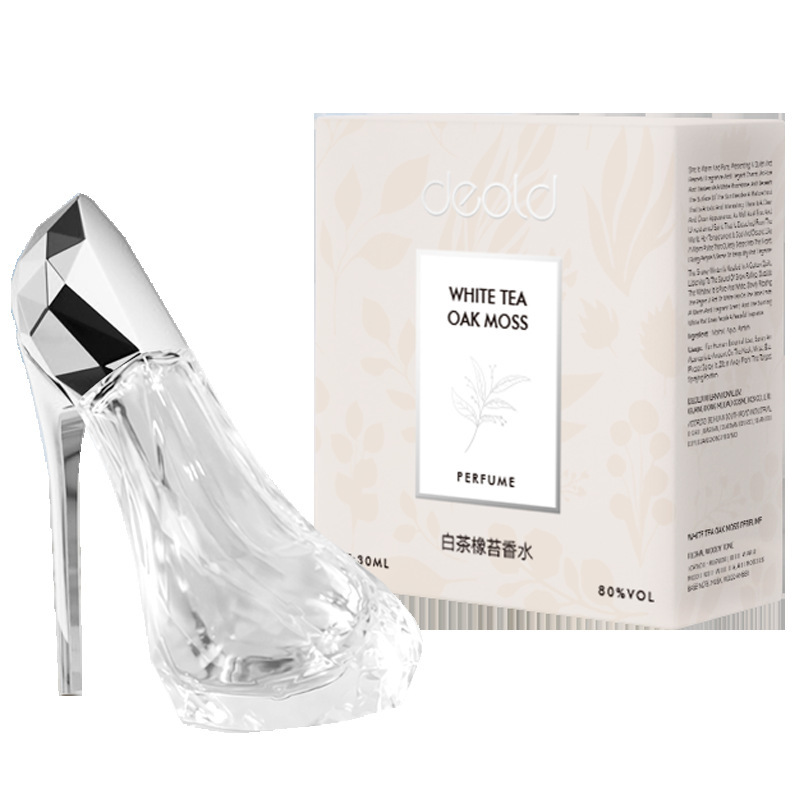 DEOLD Red & Green Gem High Heel Perfume