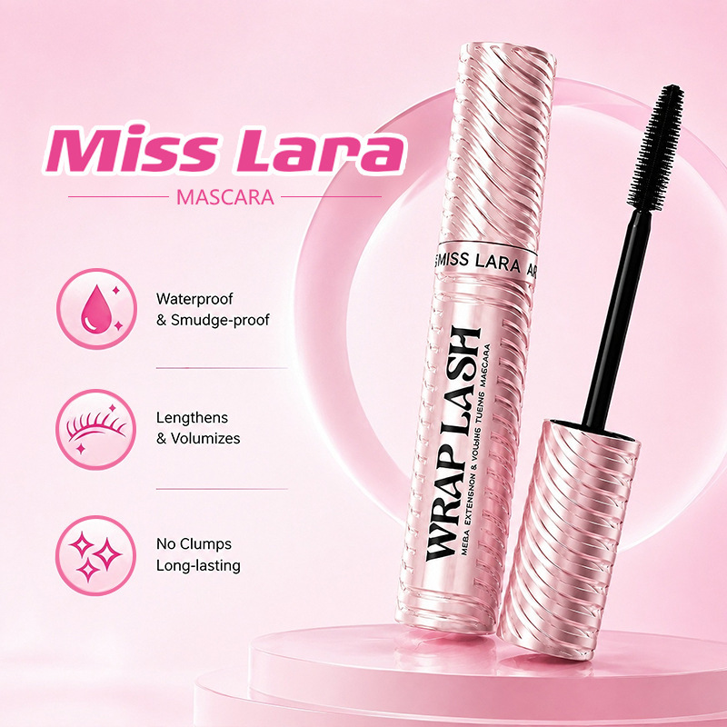 跨境MissLara持久定型睫毛膏化妆师专用防水不晕染纤长速干睫毛膏