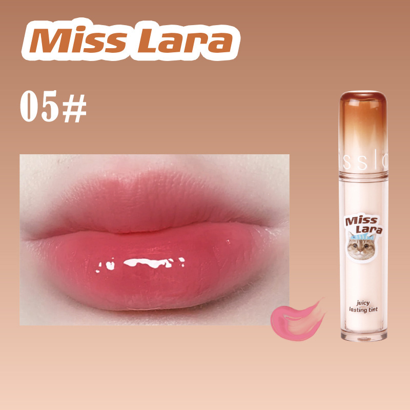跨境Misslara水光唇釉唇蜜啵啵保湿珠光持久不脱提亮滋润唇彩现货