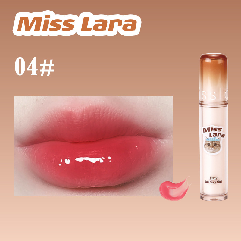 跨境Misslara水光唇釉唇蜜啵啵保湿珠光持久不脱提亮滋润唇彩现货