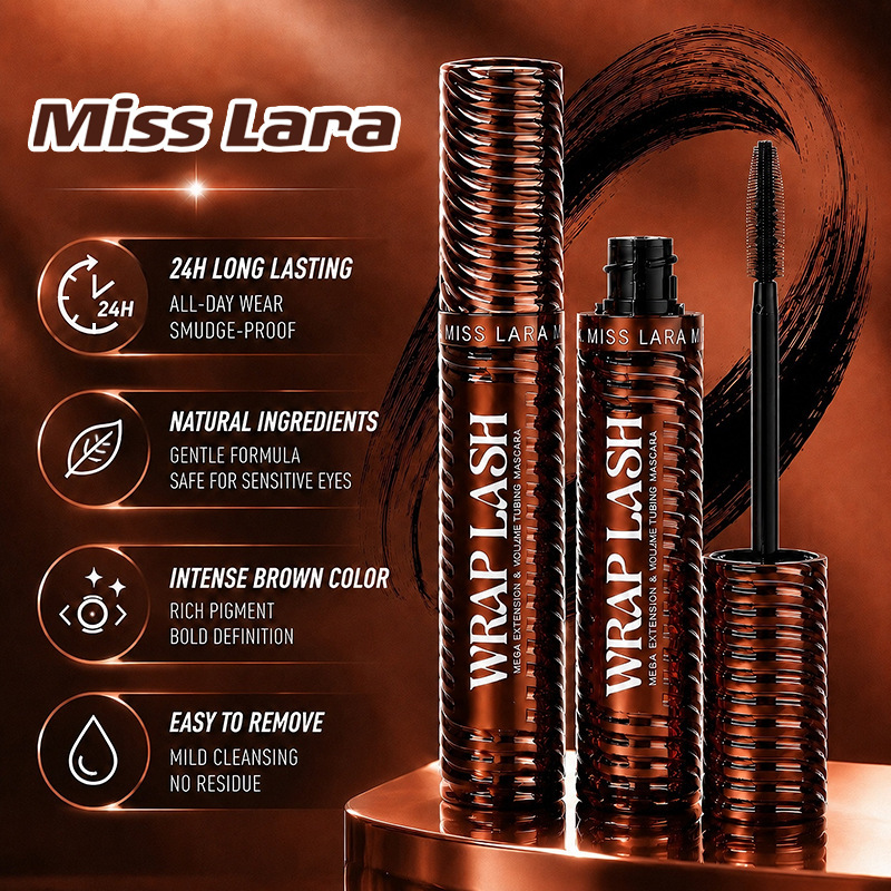 MissLara睫毛膏加长加密持久定型化妆师专用防水不晕染卷翘睫毛膏