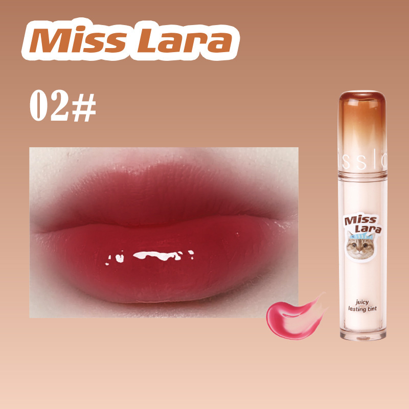 跨境Misslara水光唇釉唇蜜啵啵保湿珠光持久不脱提亮滋润唇彩现货