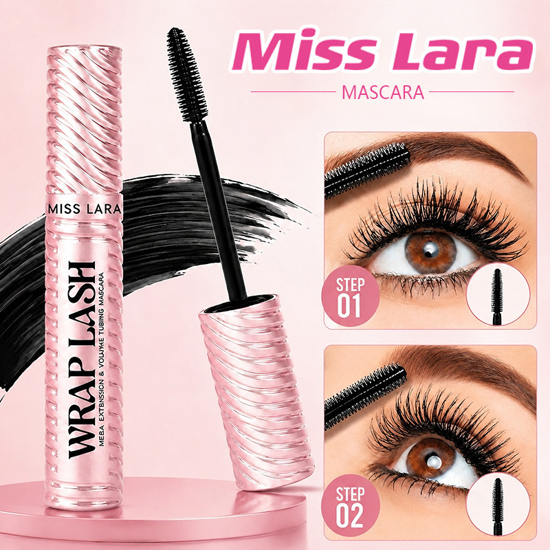 跨境MissLara持久定型睫毛膏化妆师专用防水不晕染纤长速干睫毛膏